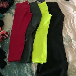 Hot pink lululemon leggings